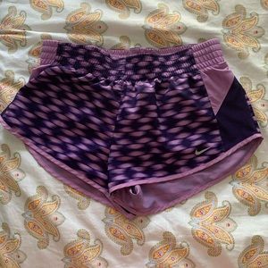 Purple Nike Dry-Fit Running Shorts